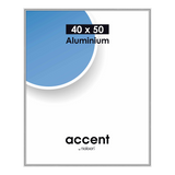 Nielsen design nielsen fotolijst 52524 accent mat zilver 40x50 cm