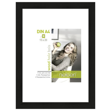 Nielsen design nielsen fotolijst 8988041 apollon zwart 18x24 13x18 cm