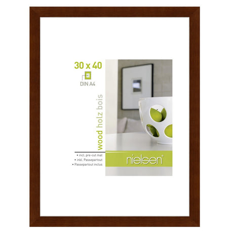 Nielsen design nielsen fotolijst 8988019 apollon wenge 30x40 21x29,7 cm