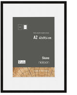 Nielsen design nielsen fotolijst 6341100 skava zwart a2 42x59,4 cm