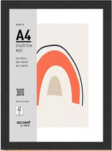 Nielsen design nielsen fotolijst 3221201 wood 19 zwart 21x29,7 cm