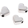 Creativ Company Space kralen afm. 5x5x7 mm gatgrootte 1 mm verzilverd 3 stuks 1 doos