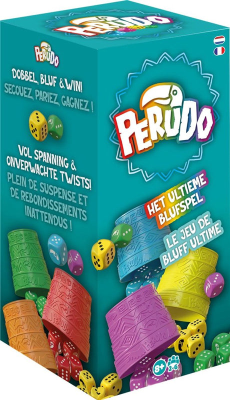 Zygomatic board game studio perudo - dobbelspel - bluffen strategie - gezelschapsspel voor 2 tot 6 spelers