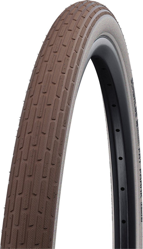 Schwalbe Buitenband Schwalbe Frank K-Guard 28 x 2.00 50-622 mm bruin creme met reflectie