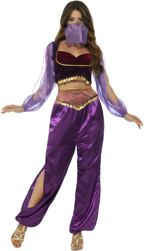 Smiffys - arabian princess kostuum - s - paars