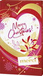 Merci adventskalender – chocolade - verrassing: 2 designs - adventkalender - cadeau - 2025 - kerst - sint