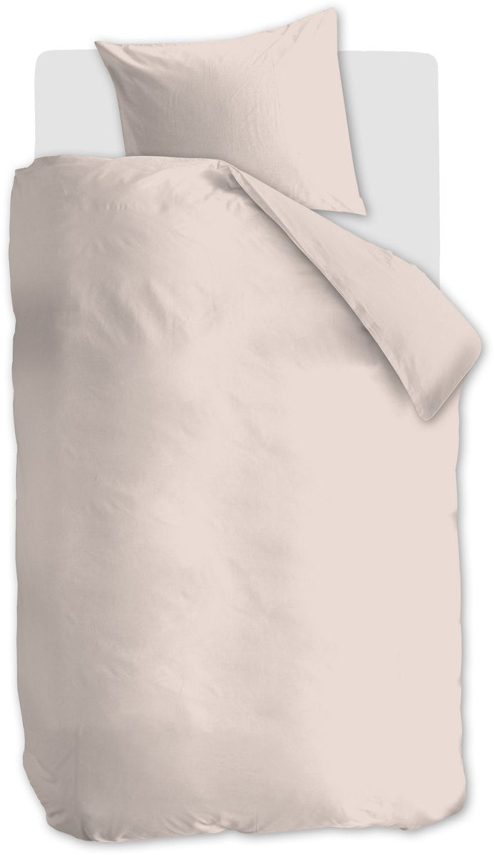 Ambiante cotton uni kussensloop - licht roze - 2x 60 x 70 cm