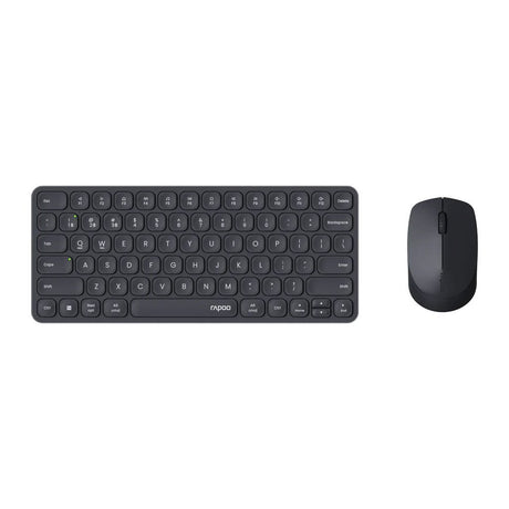 Rapoo 9010m comboset qwerty(nl) toetsenbord + muis zwart