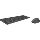 Rapoo 9700m draadloos multimode blade combo set donkergrijs qwerty us