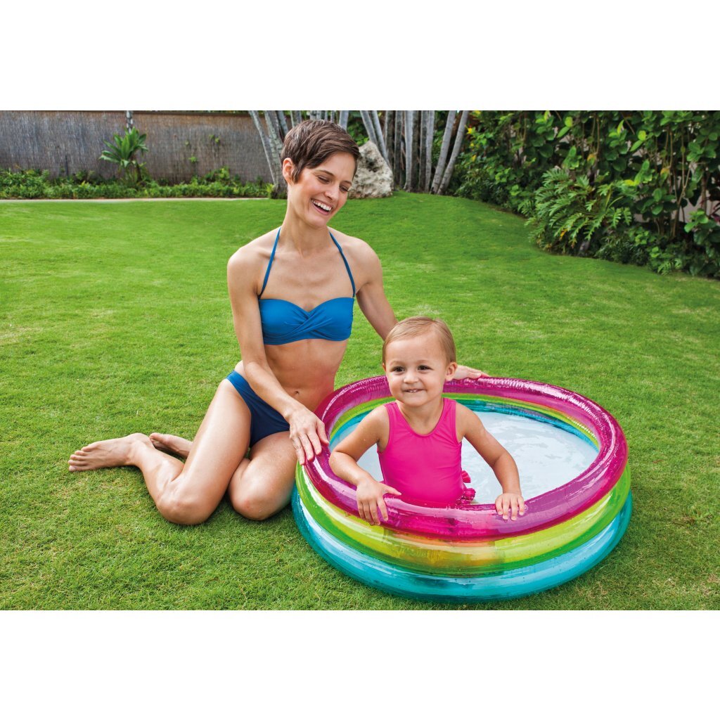 Piscina Intex Regenboog (86x25 cm)