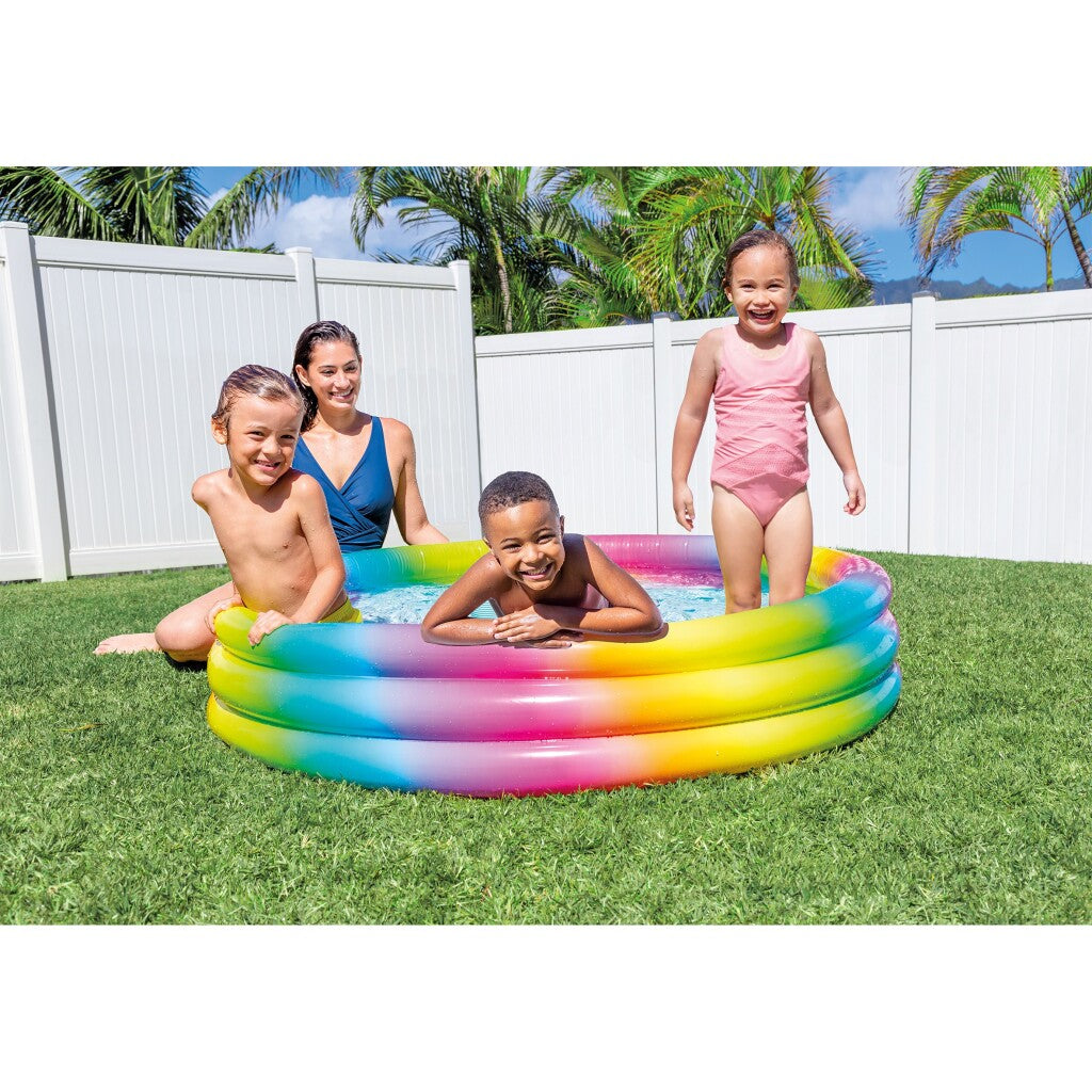 Piscina inflable Intex ombre