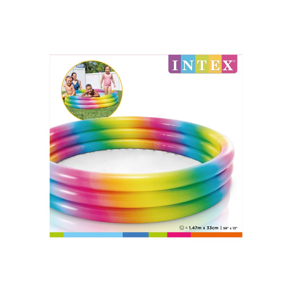 Piscina inflable Intex ombre