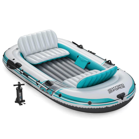 Bestway opblaasbare boot grijs en wit 3,15 x 1,65 m pvc