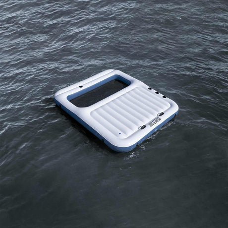 Bestway hydro-force drijvend eiland 2 st pvc wit en blauw