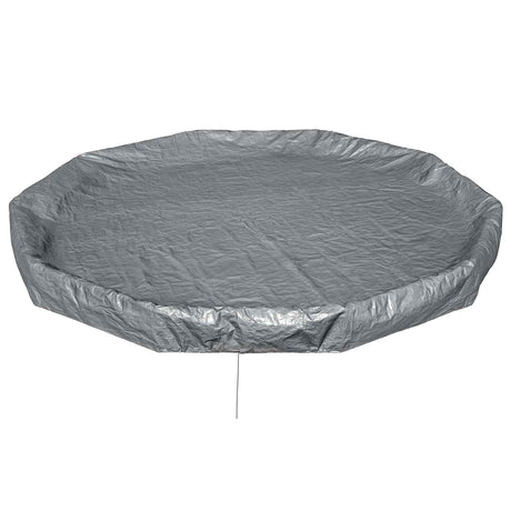 Bestway zwembadcover ø3,05 m rond polyester grijs