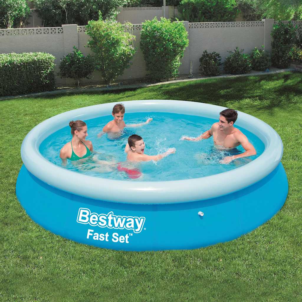 Piscina bestway veloce impostata intorno a 366