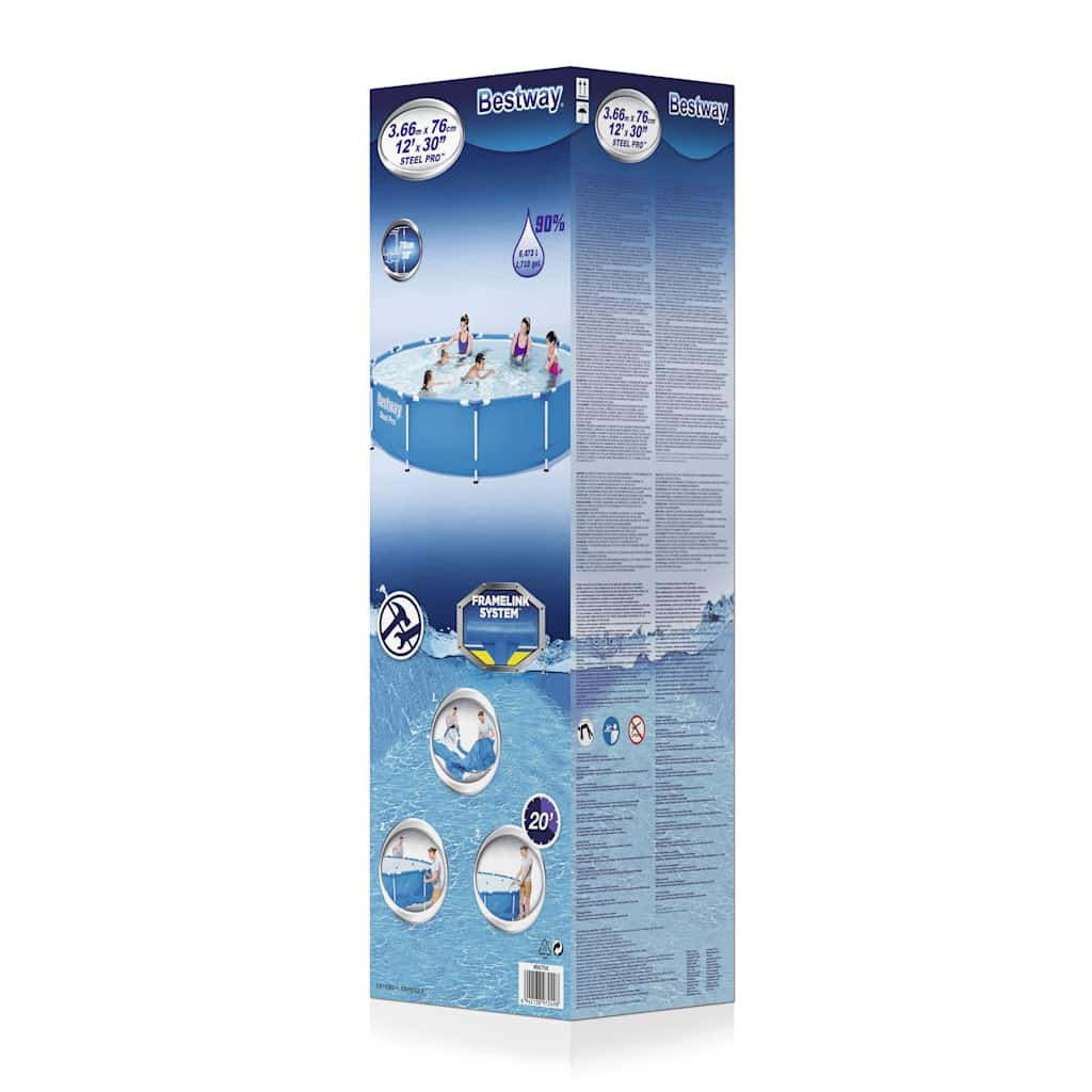 Bestway Pool Pool Steel Pro autour de 366