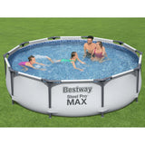 Bestway Steel Max Set de piscina de 305x76 cm