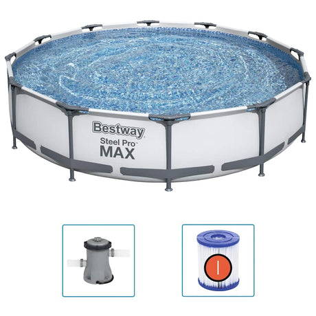 Bestway steel max zwembadset 366x76 cm