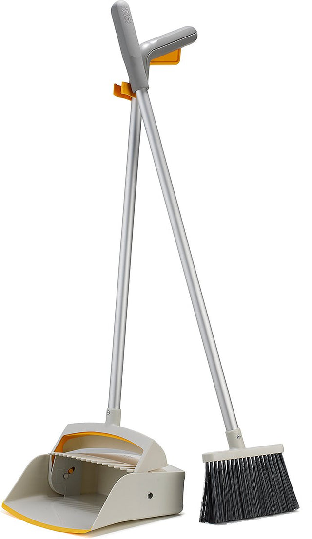 Joseph joseph cleantech stoffer en blik set compact opbergbaar