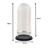 Clayre eef stolp 6gl3472 transparent 17x26 cm