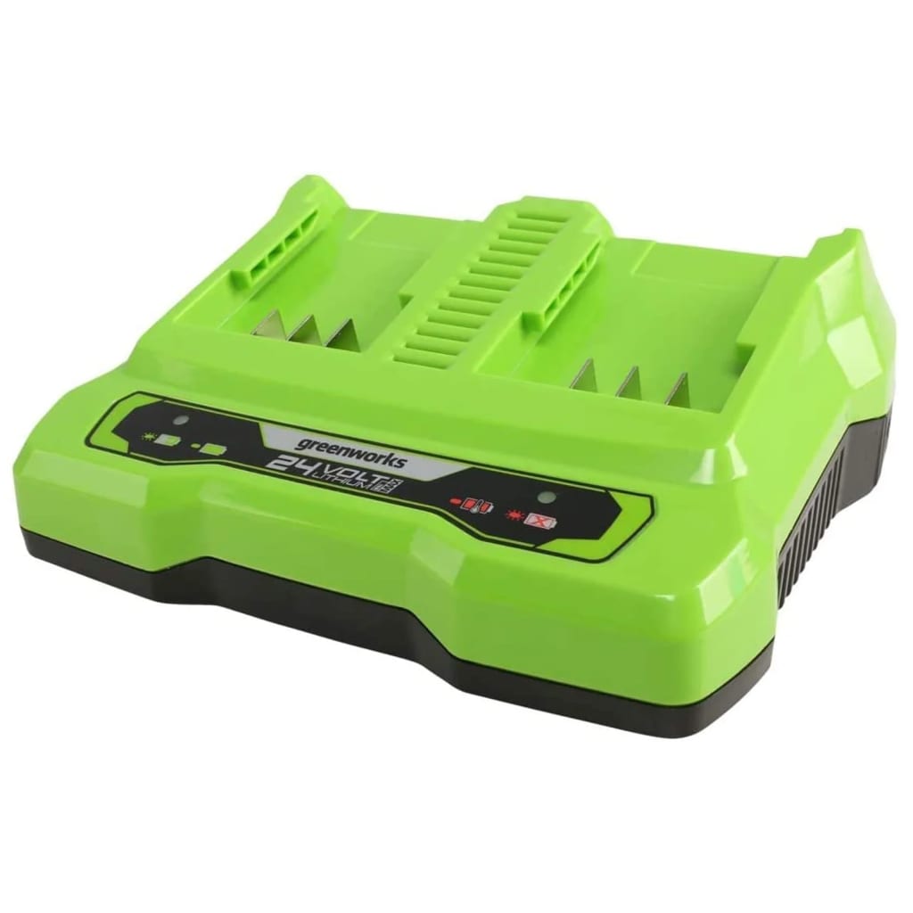 GreenWorks Caricatore a batteria GreenWorks con doppia porta 24 V 2 a