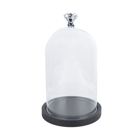 Clayre eef 6gl2544 stolp transparant 14x25 cm