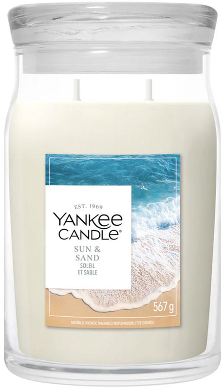 Yankee candle - sun sand large jar - tot 80 branduren