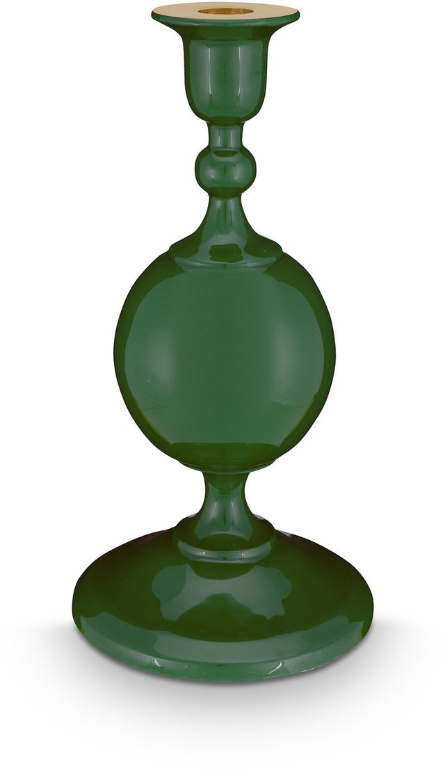 Pip studio - love birds sphere - kandelaar - aluminium - groen - 24 cm