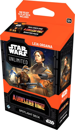 Fantasy flight games star wars: unlimited - a lawless time spotlight deck: leia organa