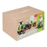 Claas arion 470 looptractor met trailer