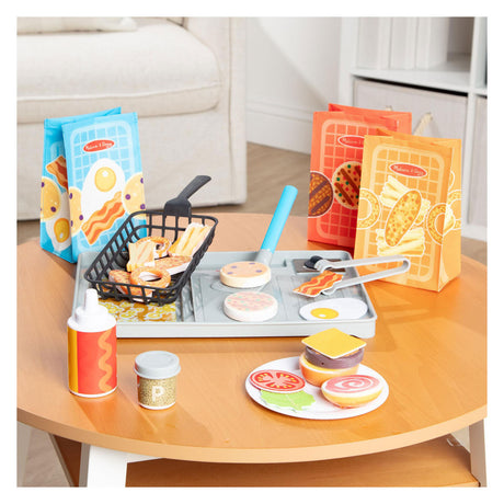 Melissa doug – water wow! frituur speelset – magisch koken met water