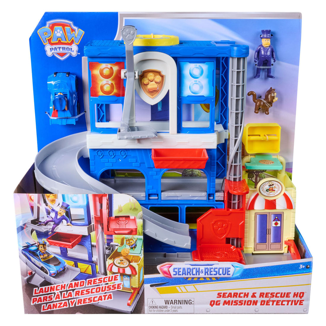 Paw patrol - speelset - reddingsmissies met chase en humdinger