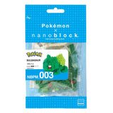 Nanoblock bouwset pokémon bulbasaur - 120st.