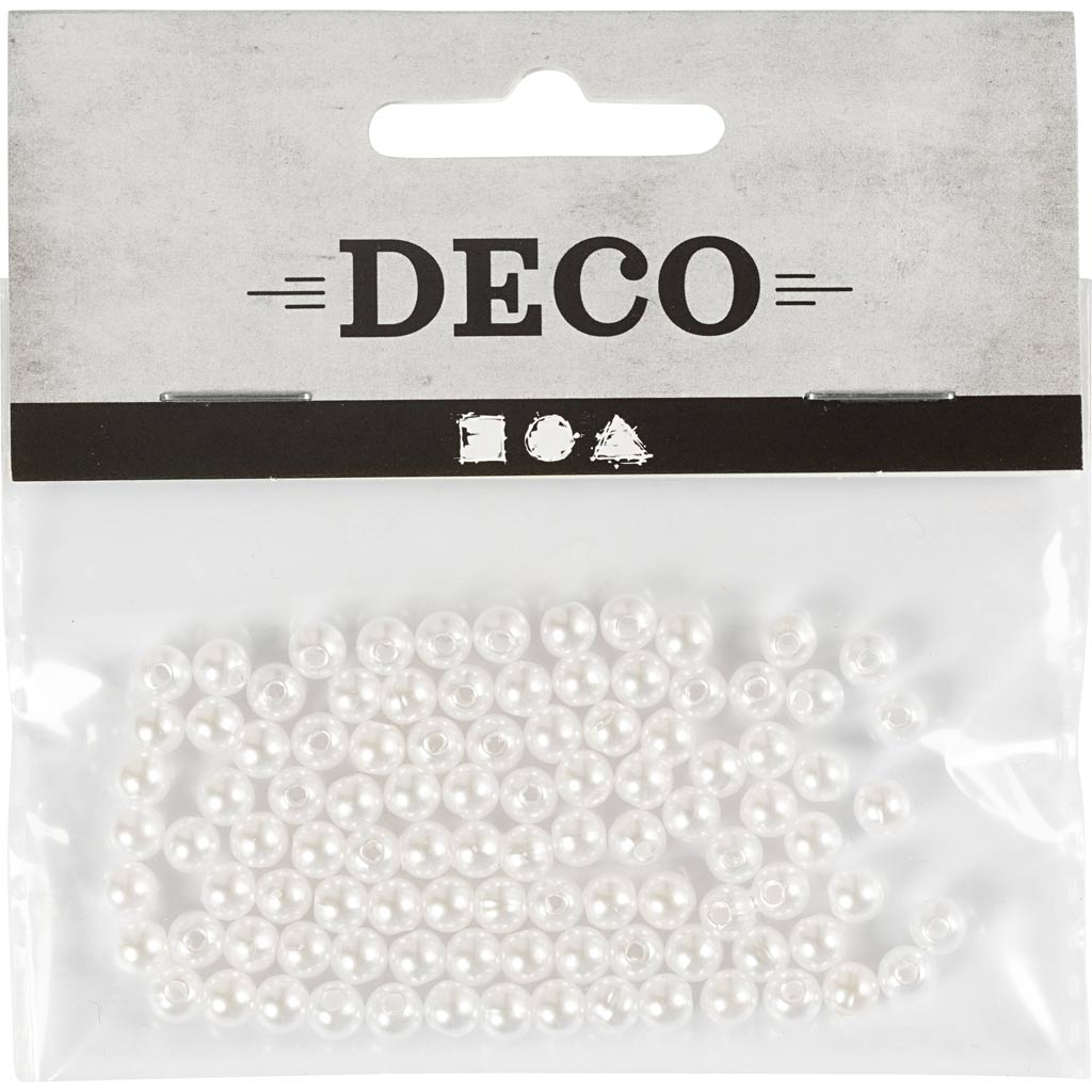 Creativ Company Waskralen Ø 5 mm gatgrootte 0,7 mm parelmoer 100 stuks 1 doos