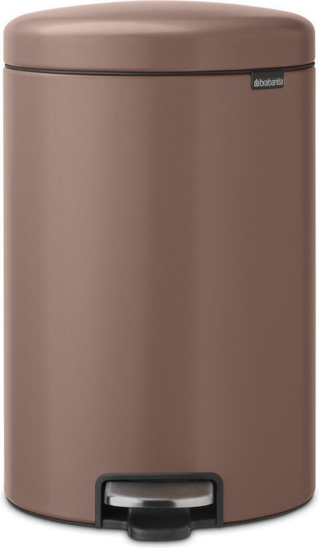 Brabantia newicon prullenbak - 20 liter - satin taupe