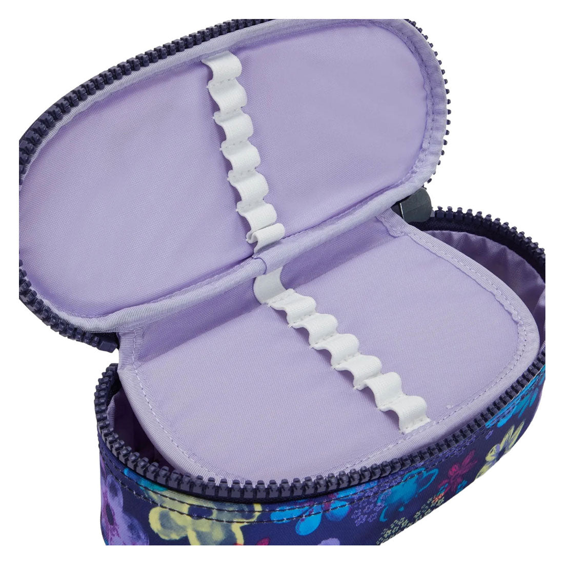 Kipling duobox dark flower stamp etui