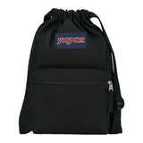Jansport gymtas draw sack black