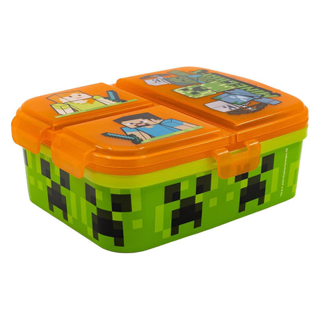 Minecraft lunchbox met 4 compartimenten