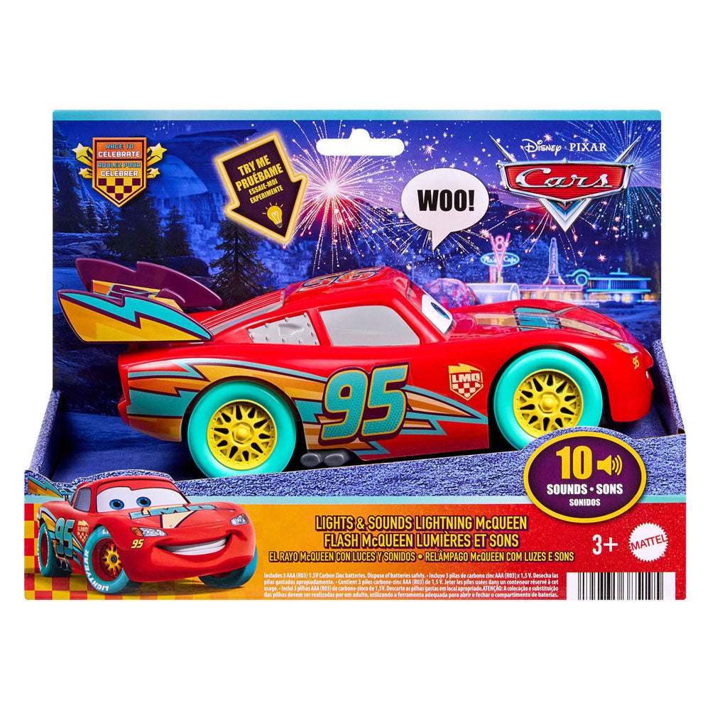 Mattel bliksem mcqueen auto met licht en geluid