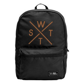 Watts r-pack rugzak black cross brown
