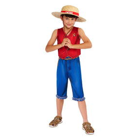 One piece luffy classic verkleedkostuum - 7-8 jaar
