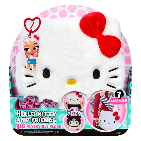 L.o.l. surprise loves hello kitty friends big reversible pluche personage knuffel