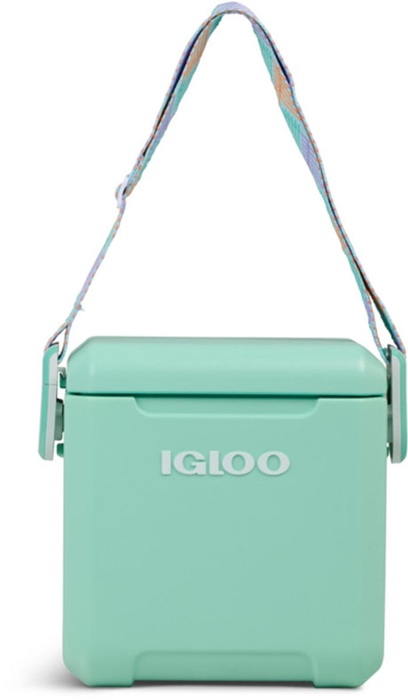 Igloo - tag along - 10qt koelbox -seafoam green – compacte cooler met schouderband – 11 liter, lekvrij 2 dagen koeling