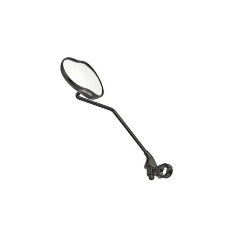 Ergotec spiegel m-99lv met lange arm 121 x 78-66 mm aluminium - zwart gezandstraald