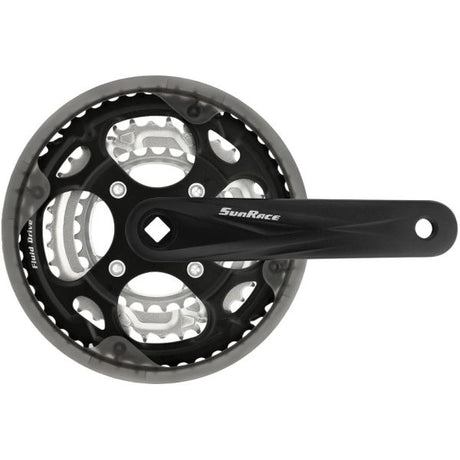 Sunrace - SunRace crankstel FCM300 -5mm 28-38-48 170mm m CG zw zi