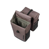 Basil dubbele fietstas move mik 30 liter 16 x 27 x 38 cm - bruin