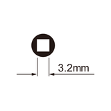 IceToolz Spaaknippelsleutel 12B3 voor 3,2 mm (vierkante) nippels