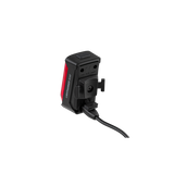 Trelock verlichtingsset lighthammer 80 usb set - 80 lux, zwart