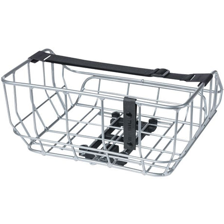 Basil Portland - fietsmand MIK – achterop – chroom